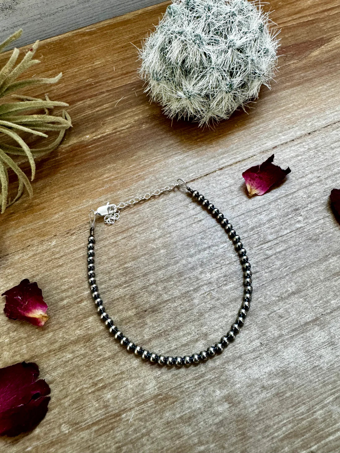 3 mm Sterling Silver Pearls Bracelet