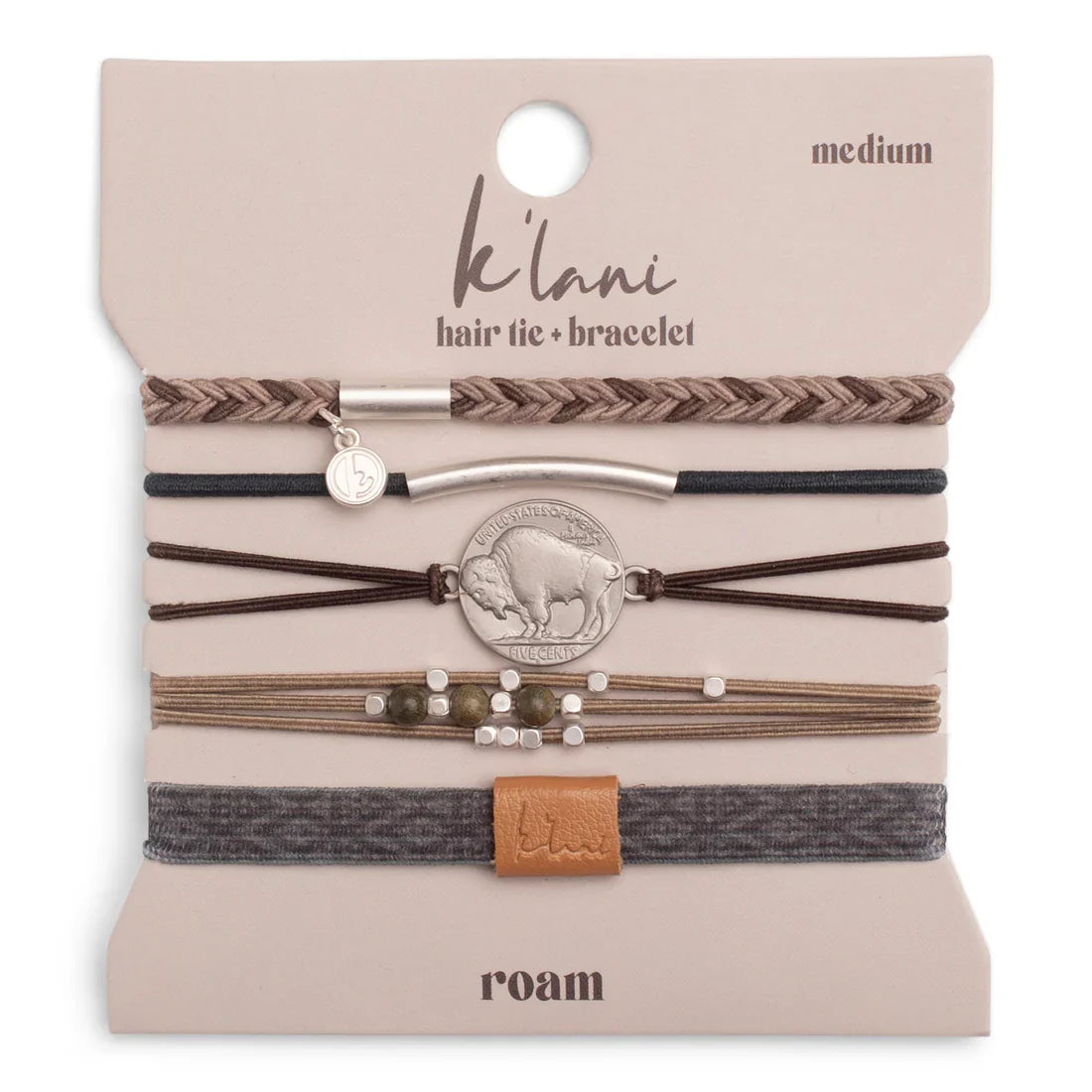 K'lani Roam Bracelet Hair Tie Set