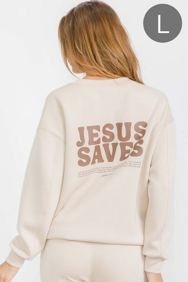 Jesus Saves Sweatshirt
