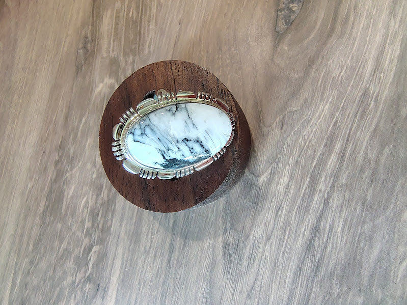 Authentic White Buffalo Large Ring