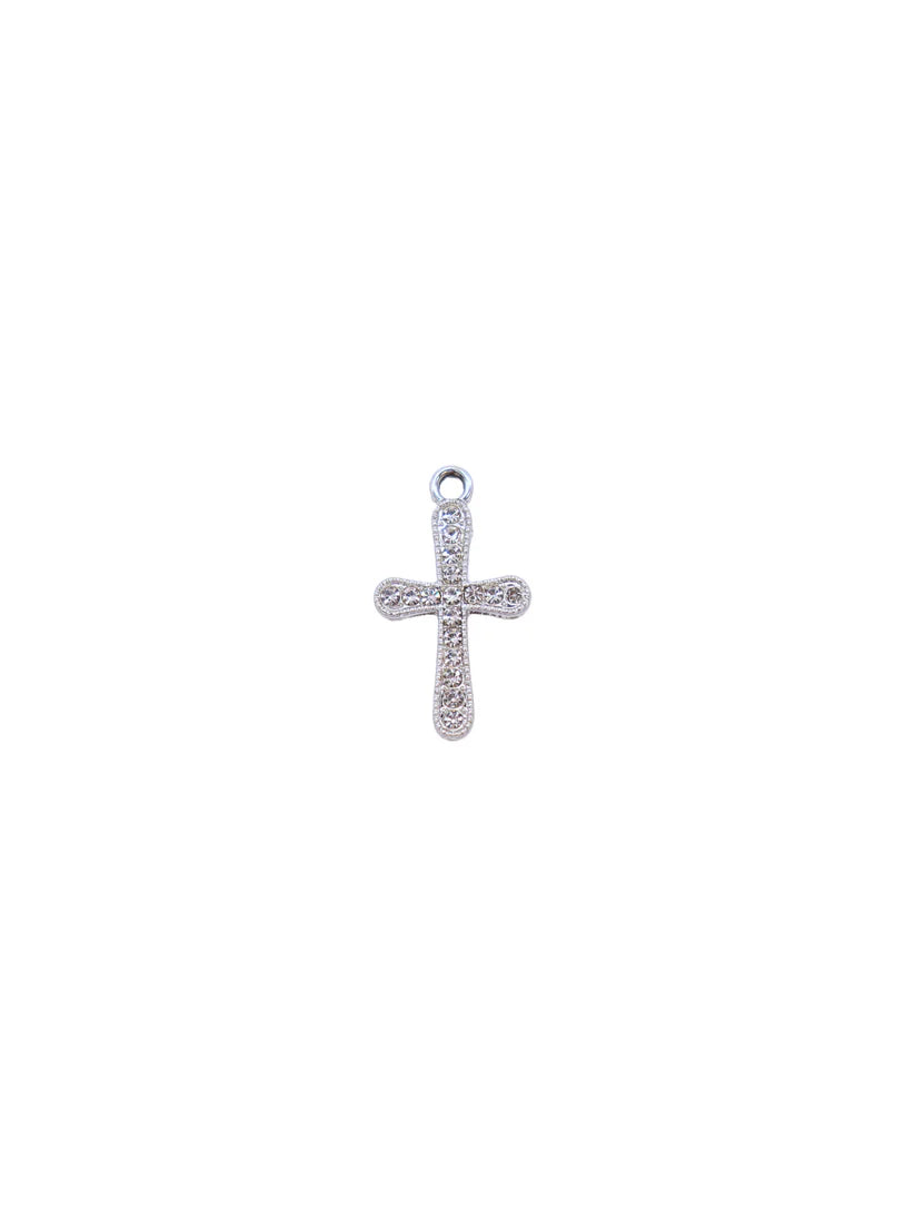 Charm- Silver Cross