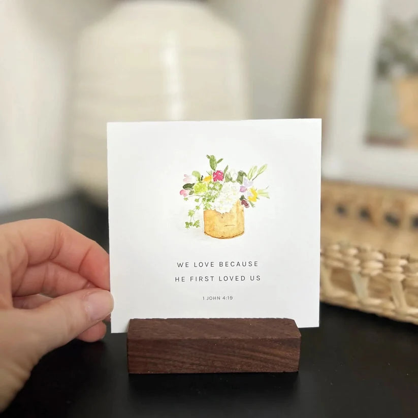 Emily Lex Wooden Card Display Stand