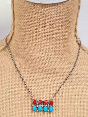 Authentic Coral & Turquoise Necklace