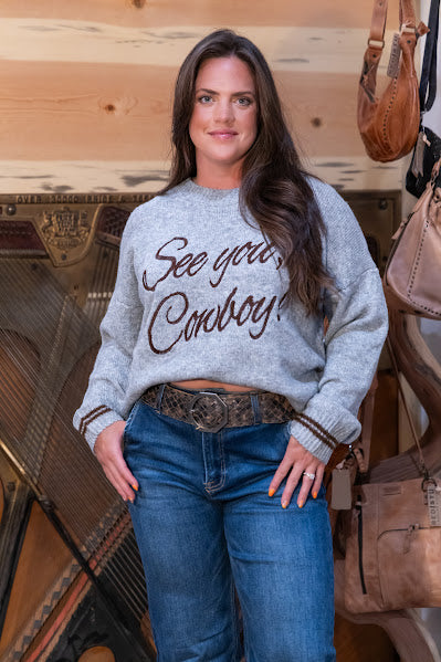 See You Cowboy Sweater