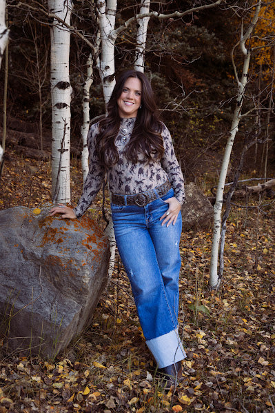 Dark Cuff Ankle Jeans