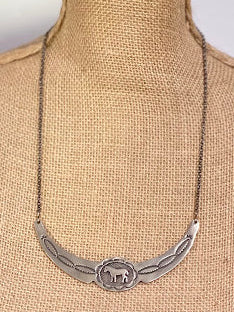 Authentic Silver Horse Necklace