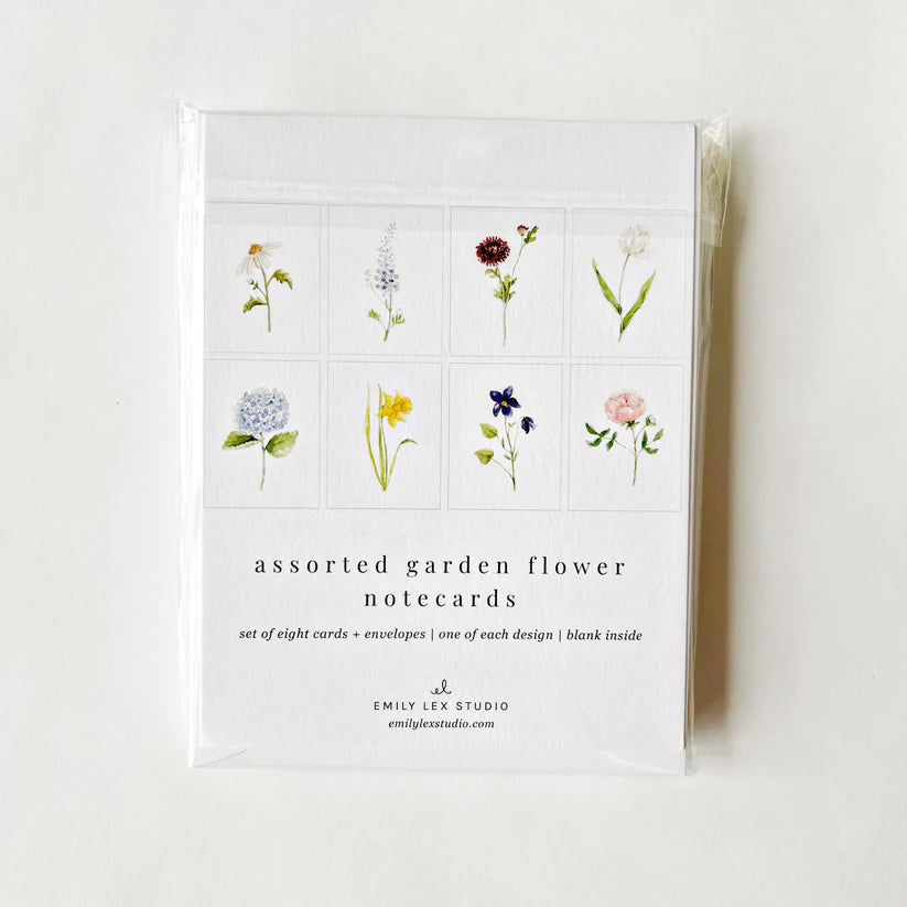 Emily Lex Flower Notecard Set