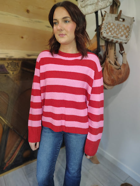 Red Pink Sweater