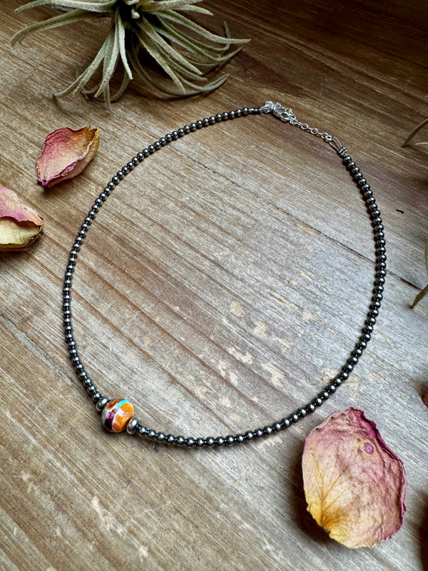 3 MM Mohave Sterling Silver Choker