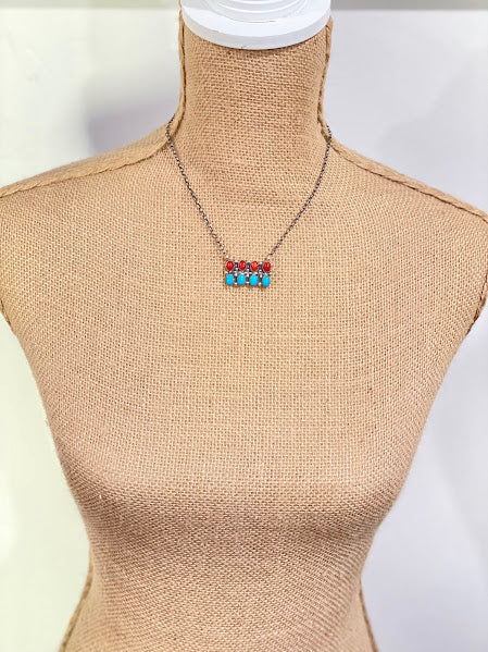 Authentic Coral & Turquoise Necklace