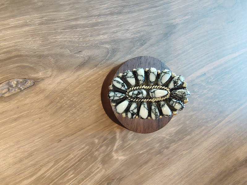 Authentic White Buffalo Ring