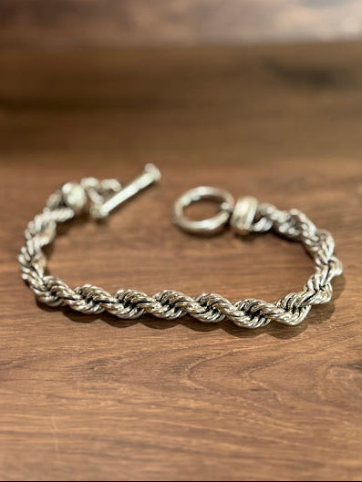 6mm Rope Sterling Bracelet