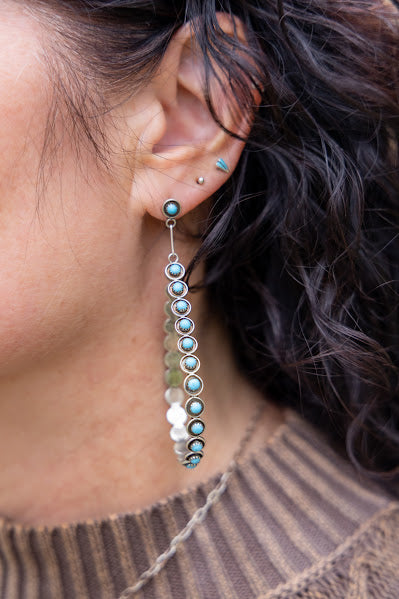 Authentic Turquoise Drop Earrings